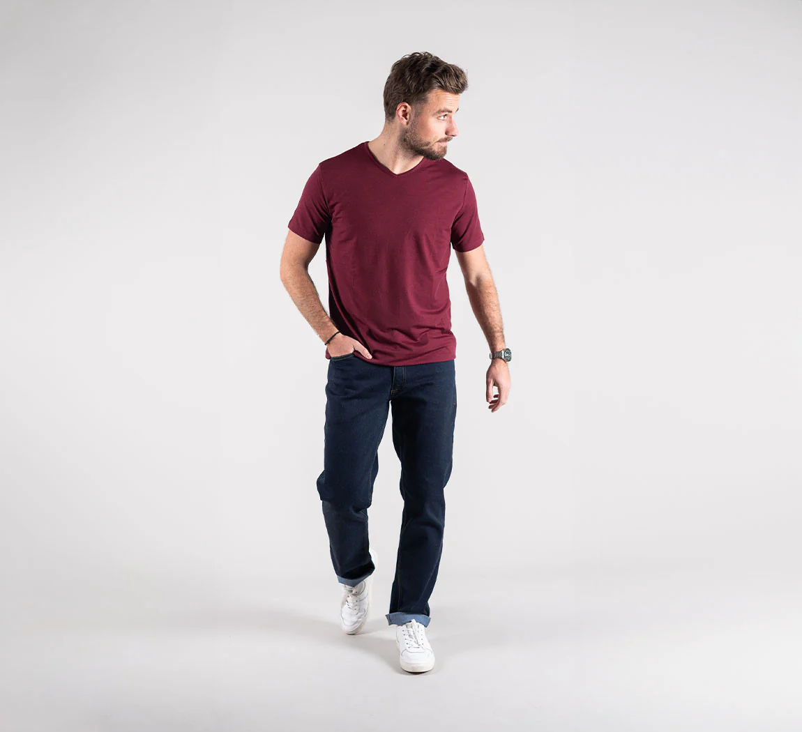 ACTION MERINO V-NECK TEE - Image 29