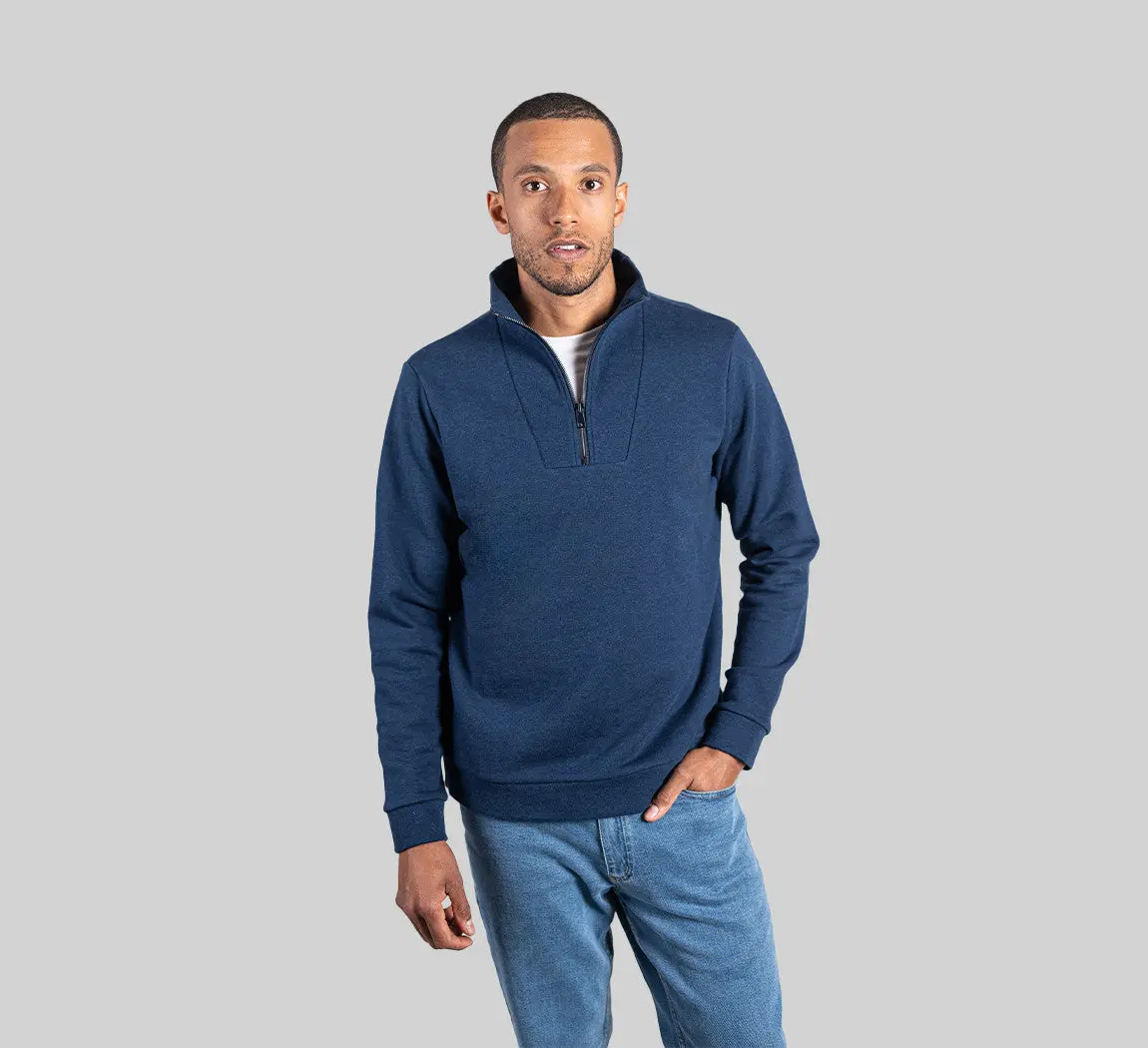 ESSENTIAL MERINO ZIP SWEATER - Image 3