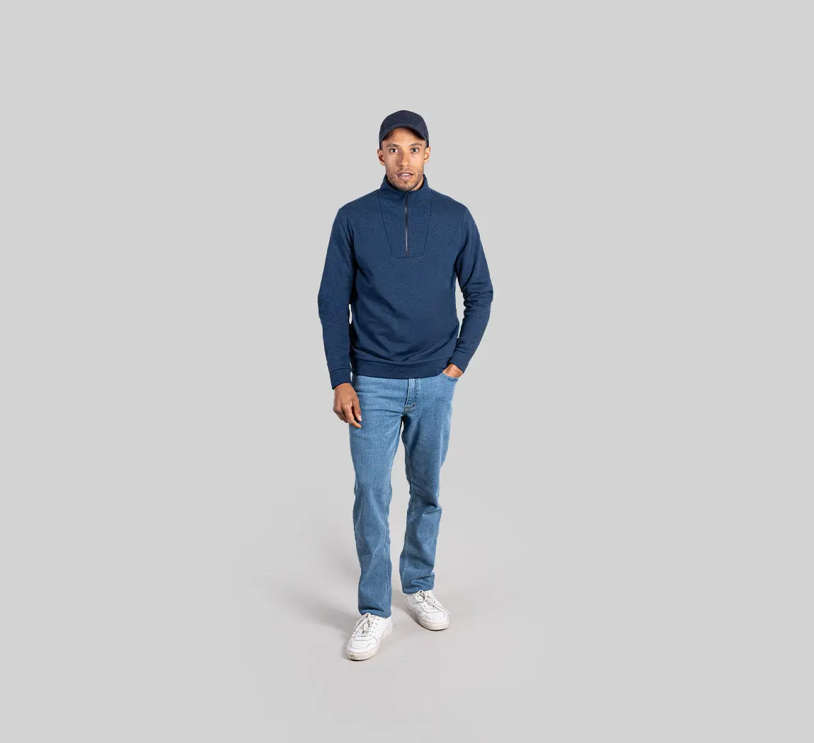 ESSENTIAL MERINO ZIP SWEATER - Image 5