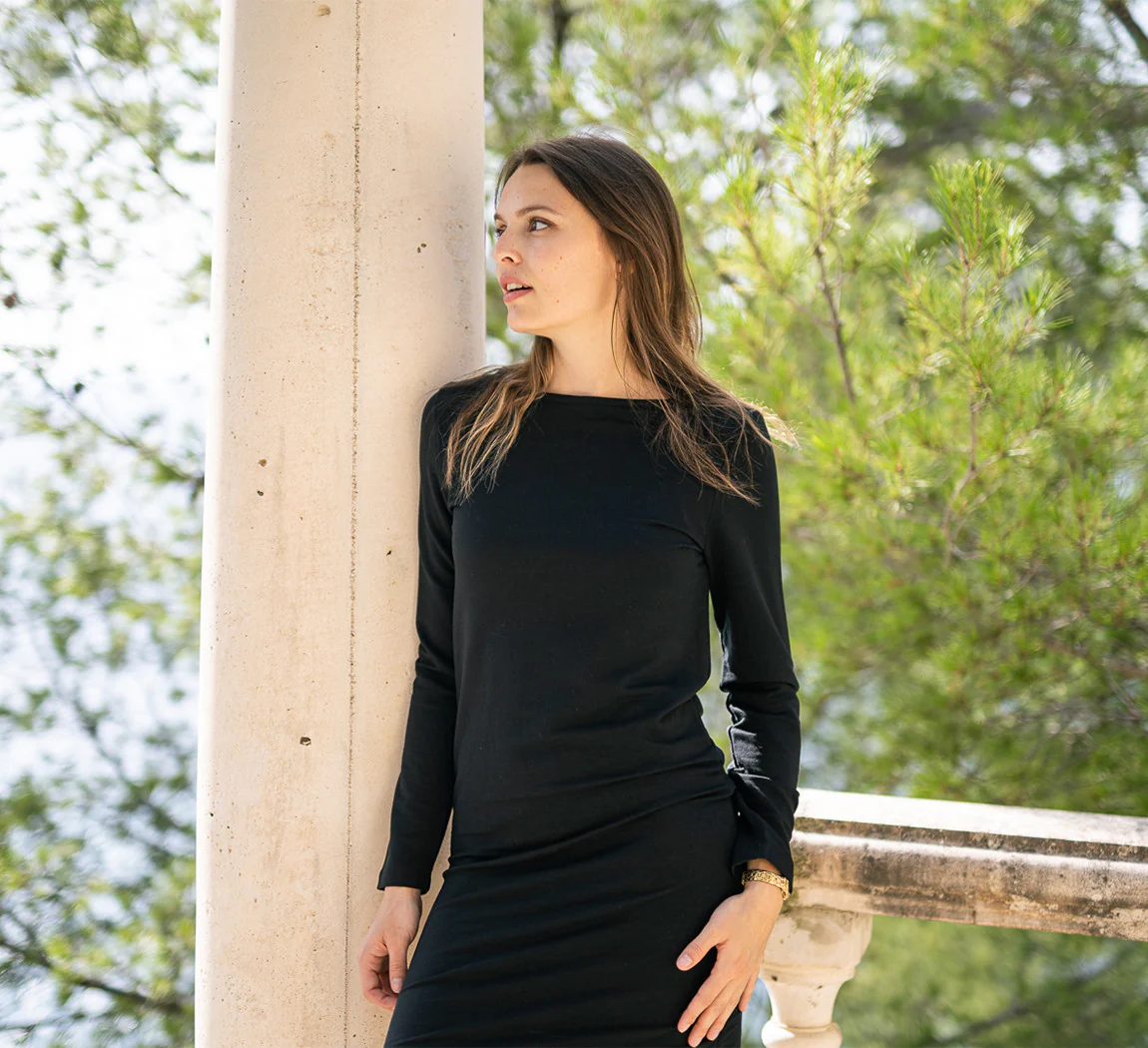 EVOLUTION MERINO LONG SLEEVES DRESS - Image 4