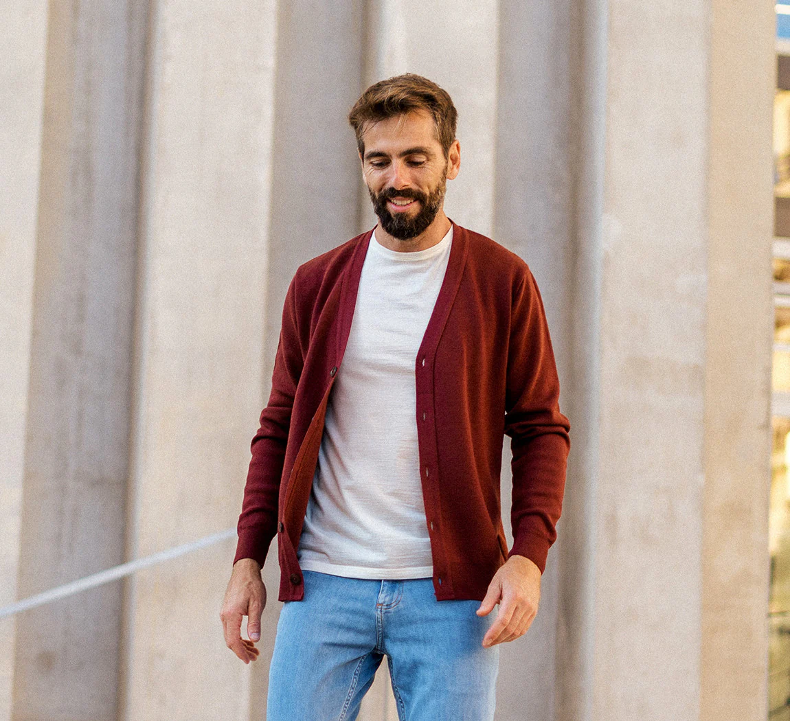 MERINO TENCEL CARDIGAN - Image 6