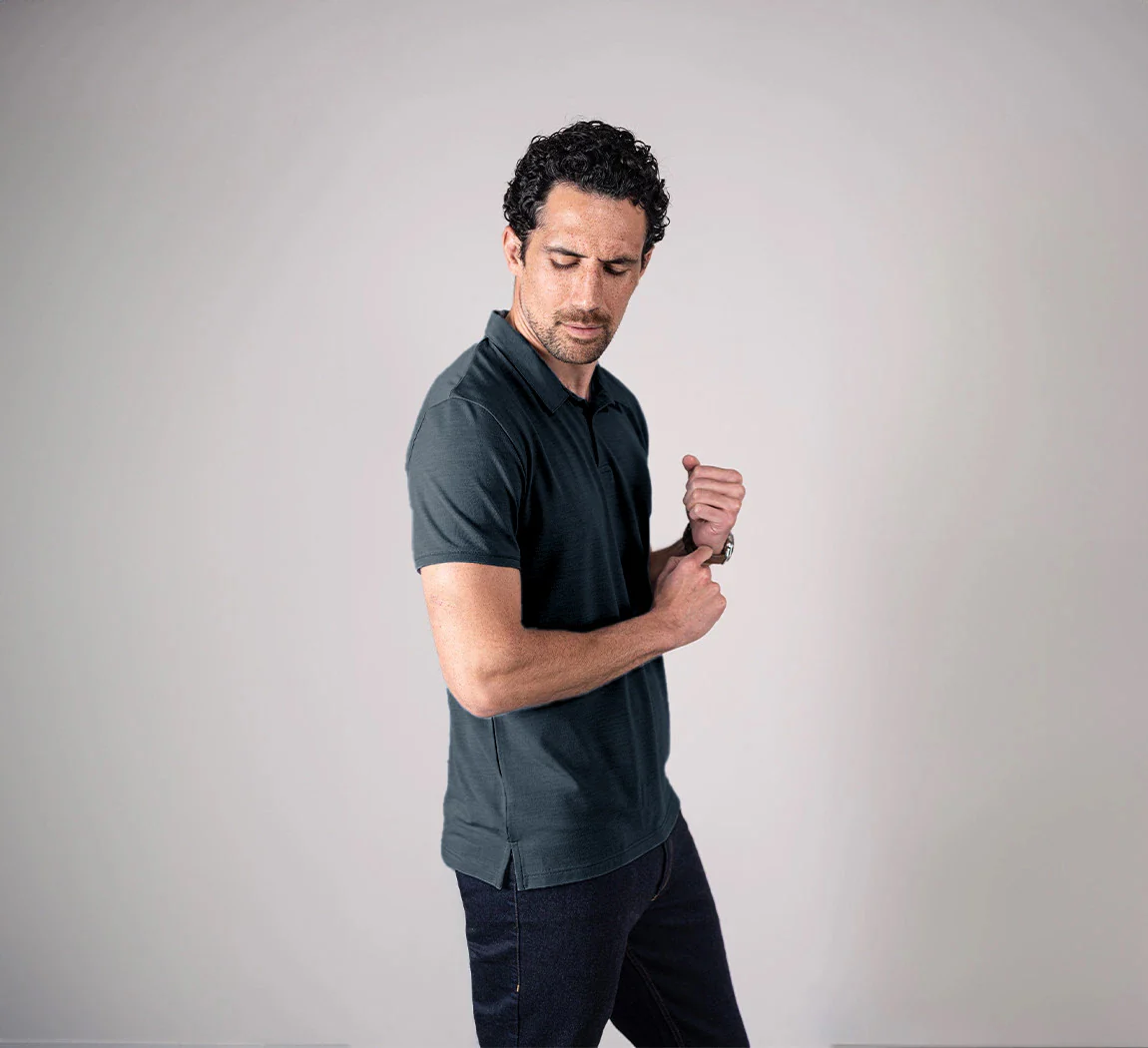 PIQUÉ MERINO POLO - Image 16