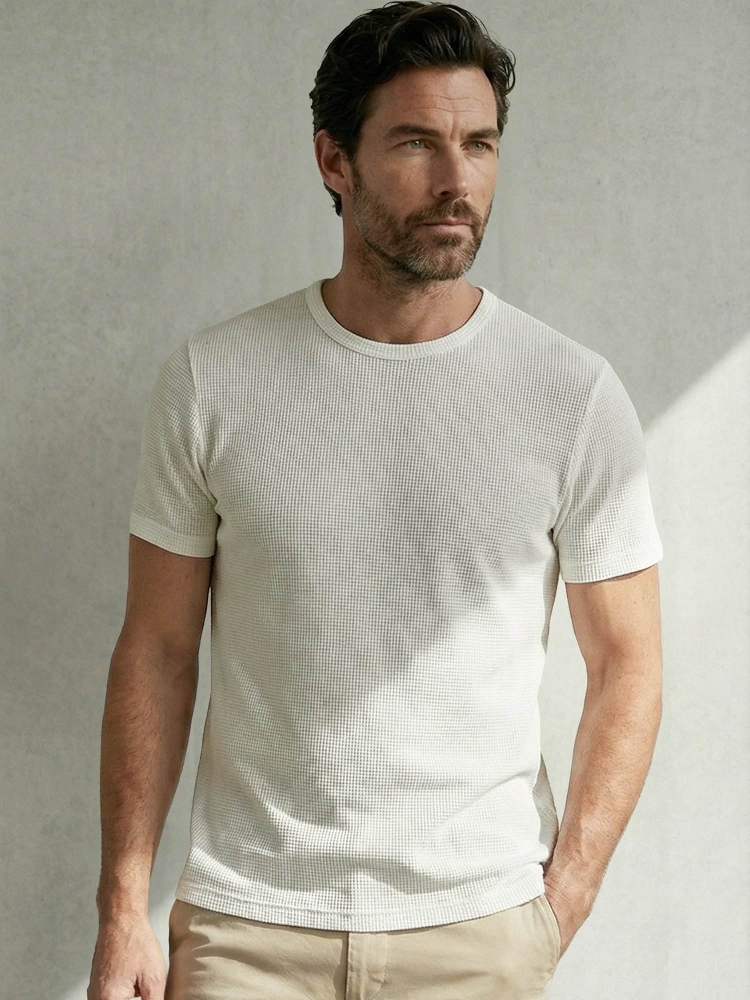 WAFFLE MERINO T-SHIRT - Image 7