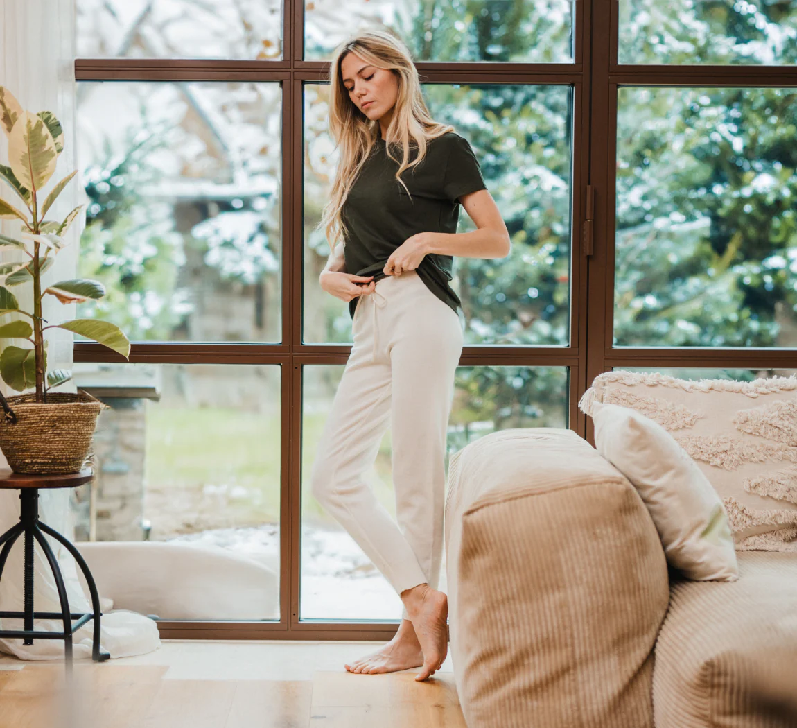 WOMAN MERINO JOGGERS - Image 4