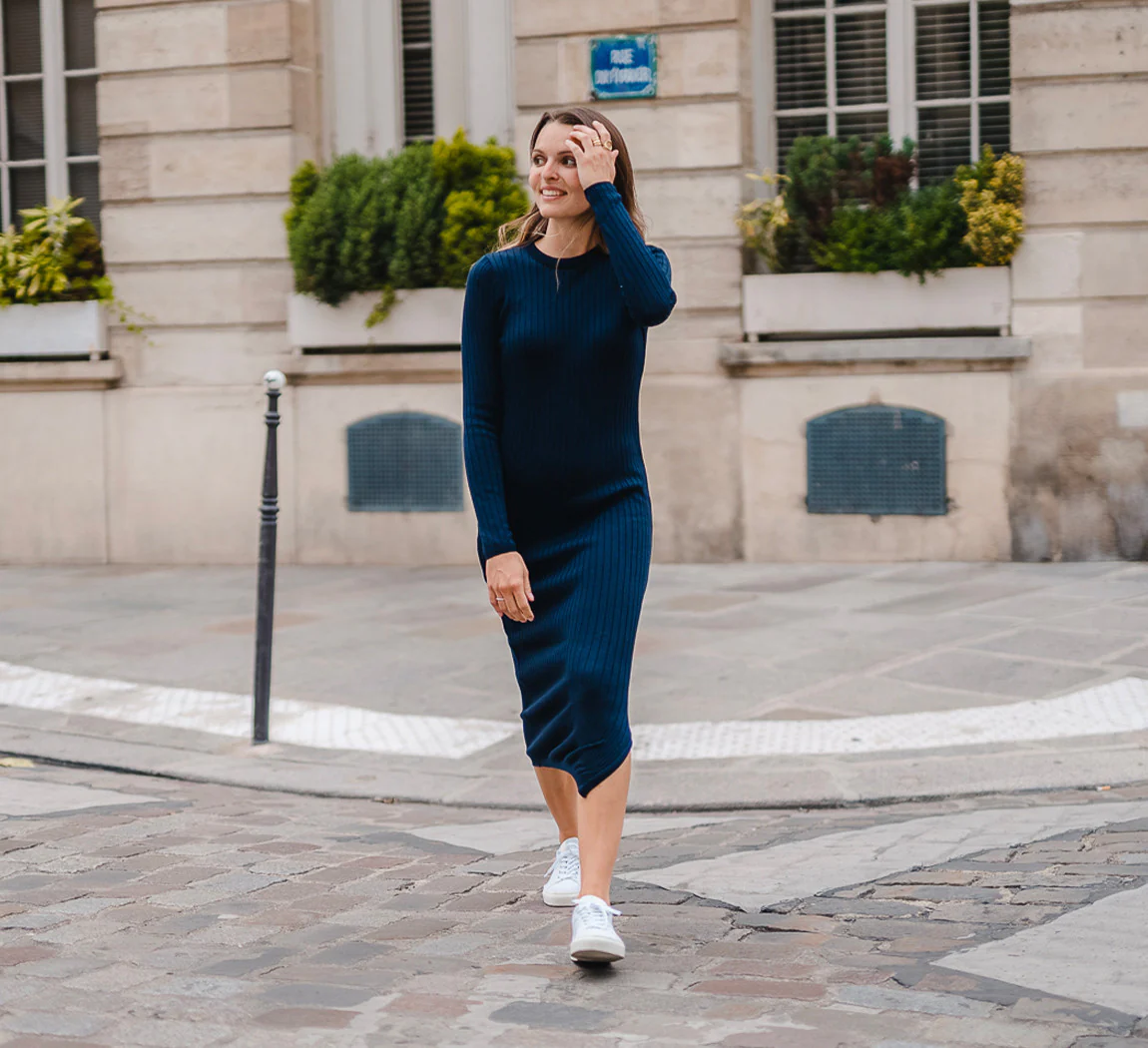 MERINO RIB DRESS - Image 4