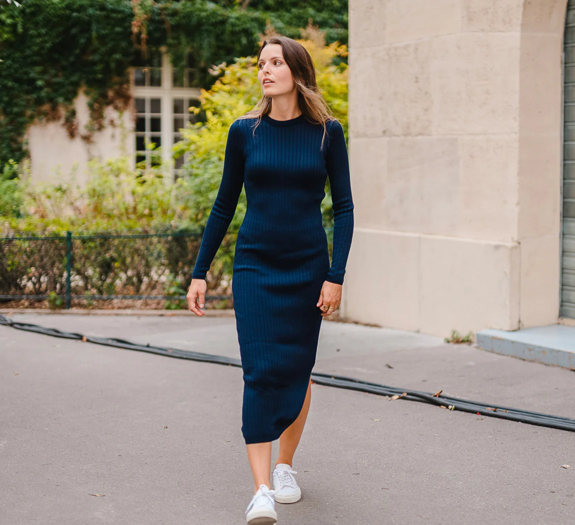 MERINO RIB DRESS - Image 5