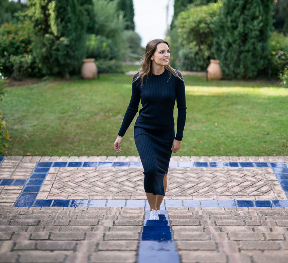 MERINO RIB DRESS - Image 7