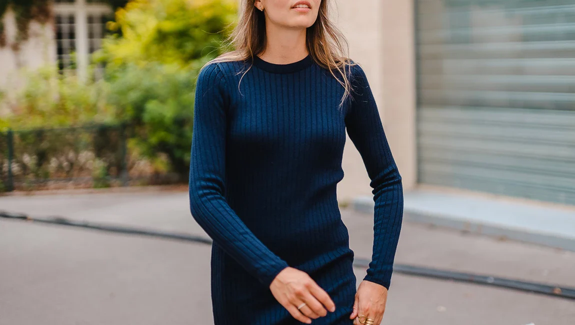 MERINO RIB DRESS - Image 8